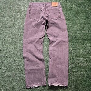 Vintage Levis 501 Jeans Mens 32x31 Gray Denim Distressed Made USA Straight 90s
